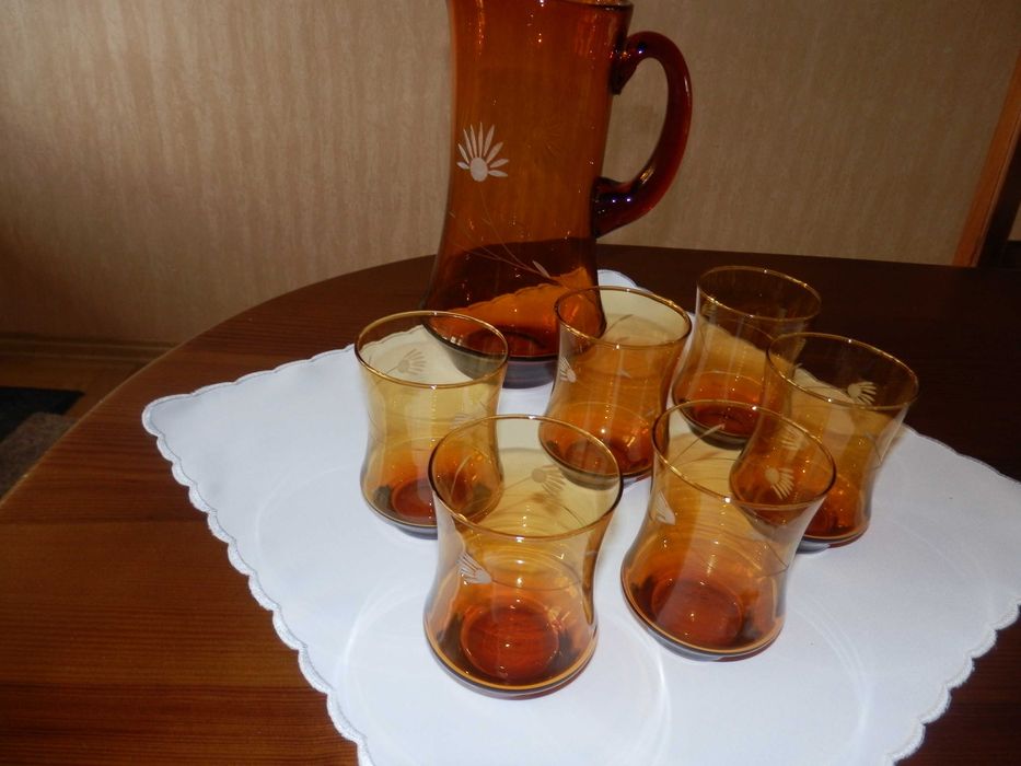 szkło dzbanek szklanki