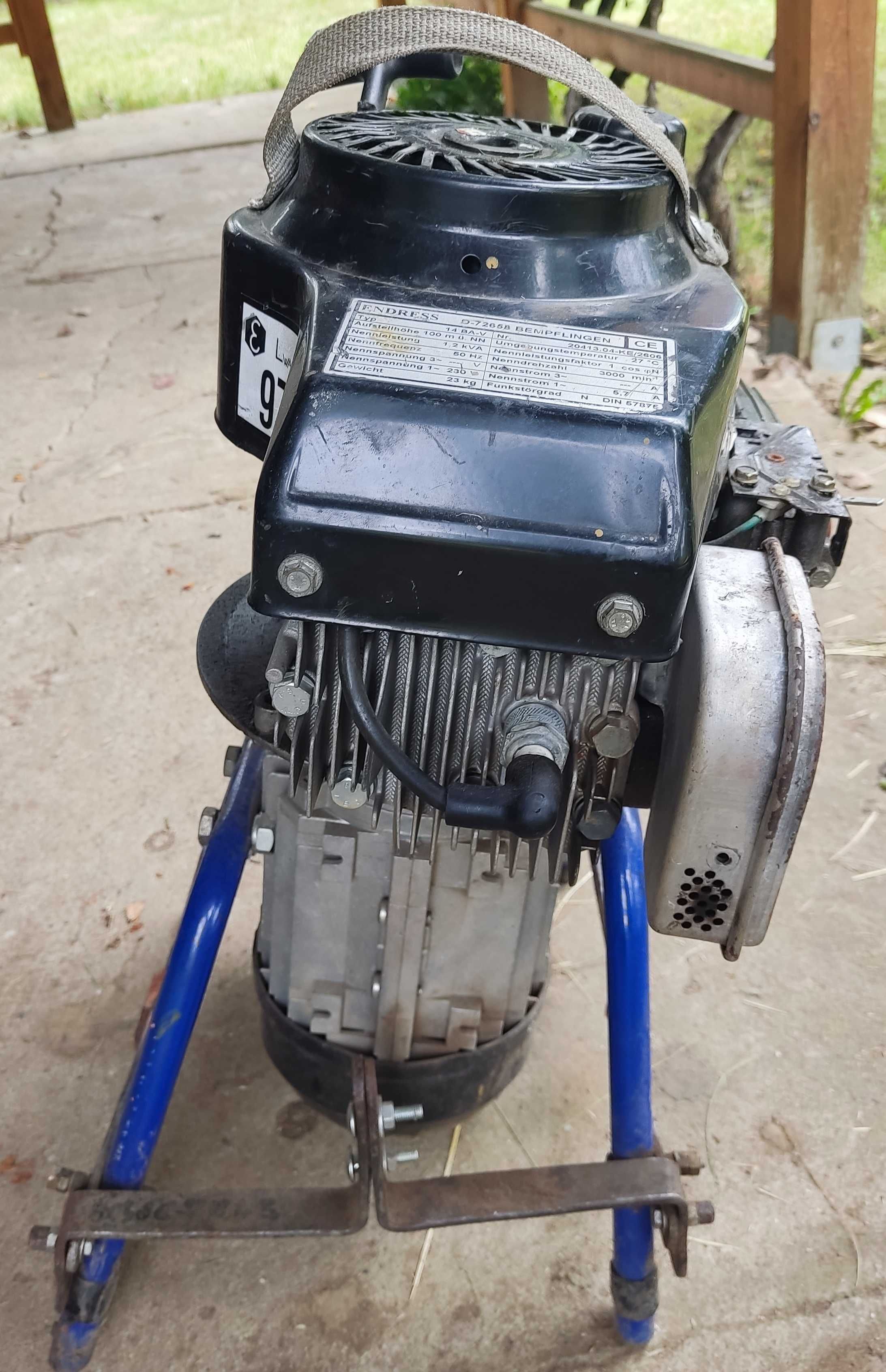 Agregat prądotwórczy Tecumseh HP ENDRESS D-72658 TYP 14 BA-V 1,2kVA