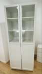 Estante com painel/portas de vidro 80x41x202 cm Ikea Billy