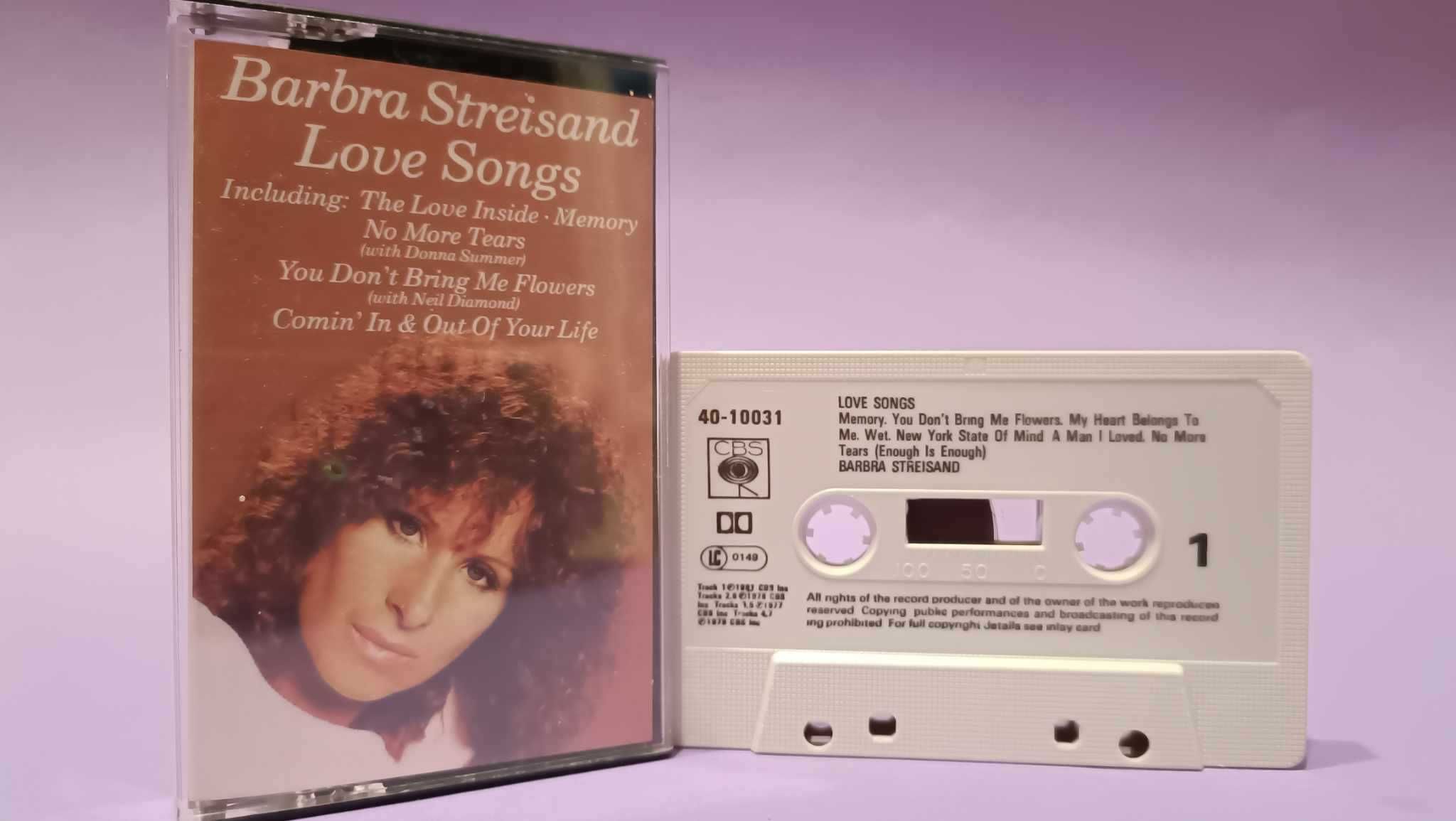 Barbra Streisand – Love Songs 1982 UK kaseta magnetofonowa