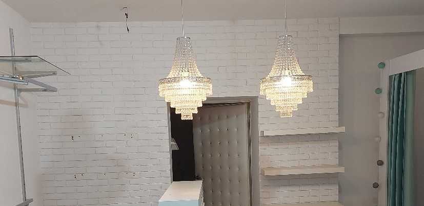 Lampy Kryształy kryształki Idealne salon butik sklep Nowodvorski 2016