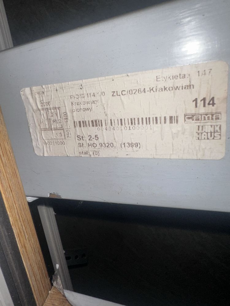 Okna z demontarzu ofoliowane trzyszybowe
