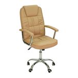 (16wr) Fotel biurowy Comfort brąz/ beż wyprzedaż 180 zł