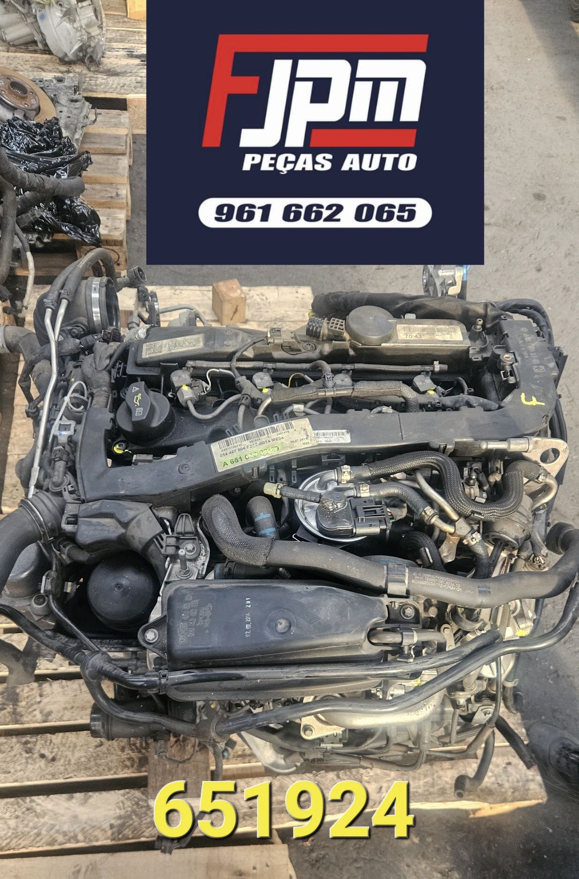 Motor mercedes E300 cdi 651924
