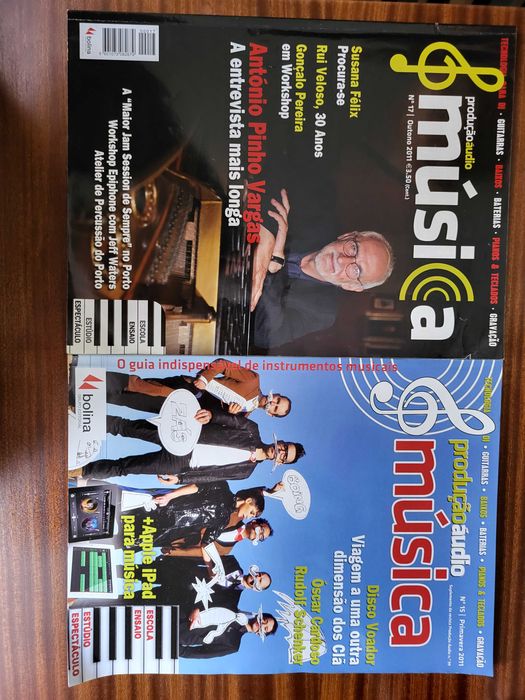 Revistas Produção Áudio & Música (2005 a 2012)