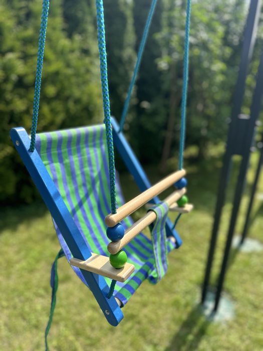 Bajo, huśtawka dla dzieci, kolorowa. Piękne kolory.