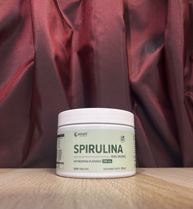 Spirulina 1000 250 mg Wish Спіруліна Хлорелла Спирулина