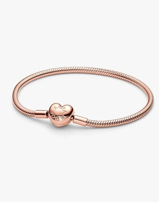 [REVENDEDOR] Pulseira Malha Snake e Coração