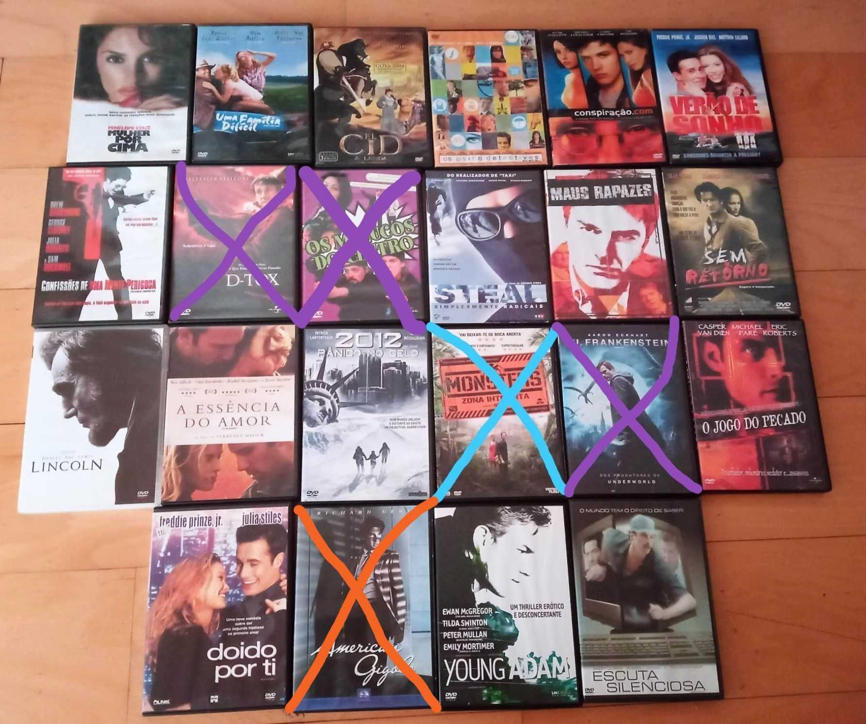 Venda de Filmes - Variados 4MR - 2€ cada