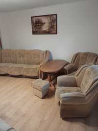 Komplet wypocznkowy meble wypoczynkowe kanapa fotele ława
