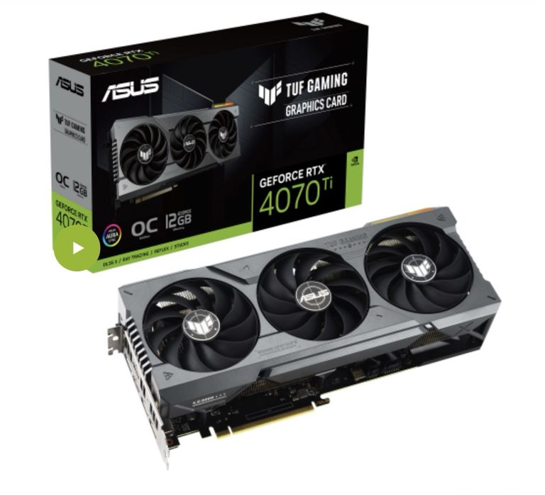 Asus TUF GeForce RTX 4070 Ti Gaming OC 12288MB