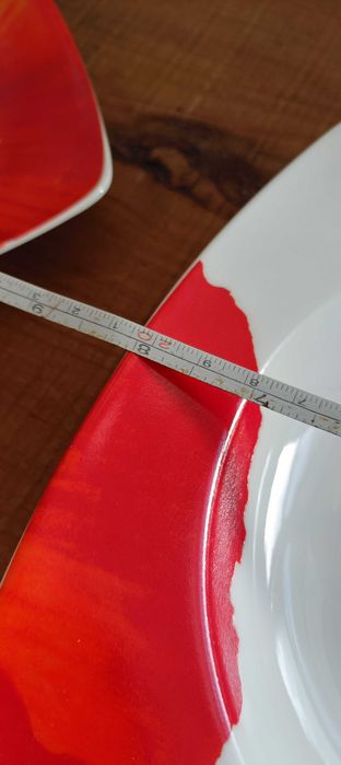 Conjunto chávena café prato sobremesa, prato sopa porcelana papoilas