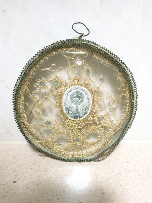 Maravilhoso antigo registo "Lovado seja o Santissimo Sacramento"