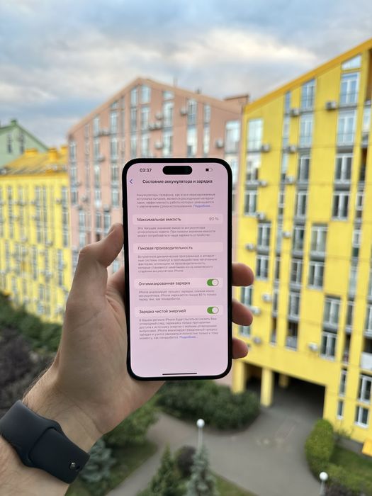 93% Аккум Идеал iPhone 14 Pro Max 256Gb Black Neverlock Айфон про мах