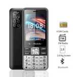 Кнопочный телефон на 4 сим карты 4 sim 3000 mAh Гарантия!