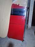 Móvel consola vermelho e preto