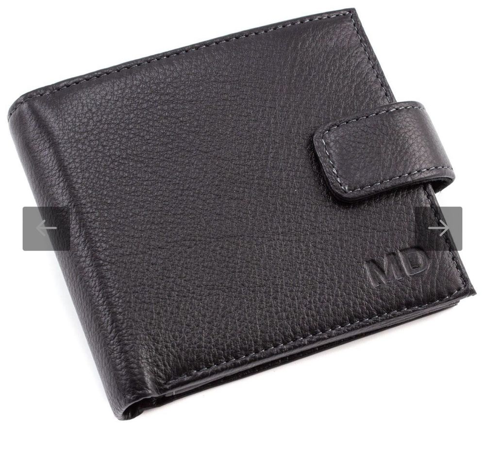 Чоловік шкіряний гаманець на магніті MD Leather