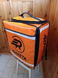 Термо сумка Raketa рюкзак для доставки кур'єр Glovo Bolt Uber eat Loko