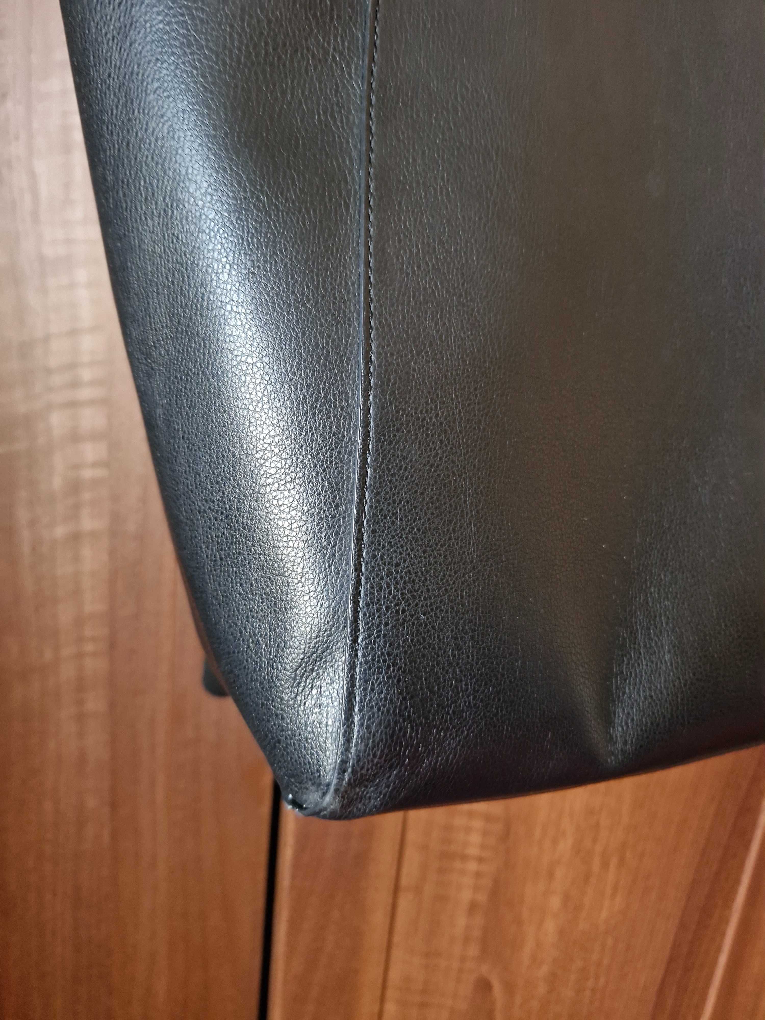 Torebka czarna na ramię shopper Pull&Bear
