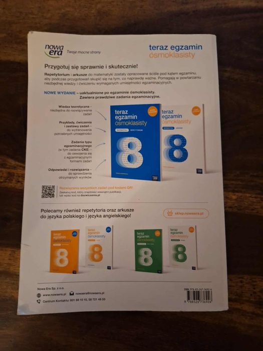 Repetytorium przygotowujące do egzaminu ósmoklasisty z matematyki