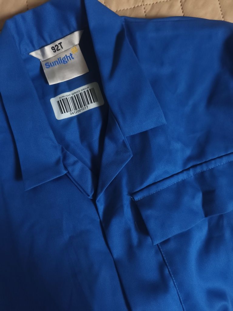 Робочий комбінезон у синьому кольорі, розмір 36/EU/44/UA, загальний, 9