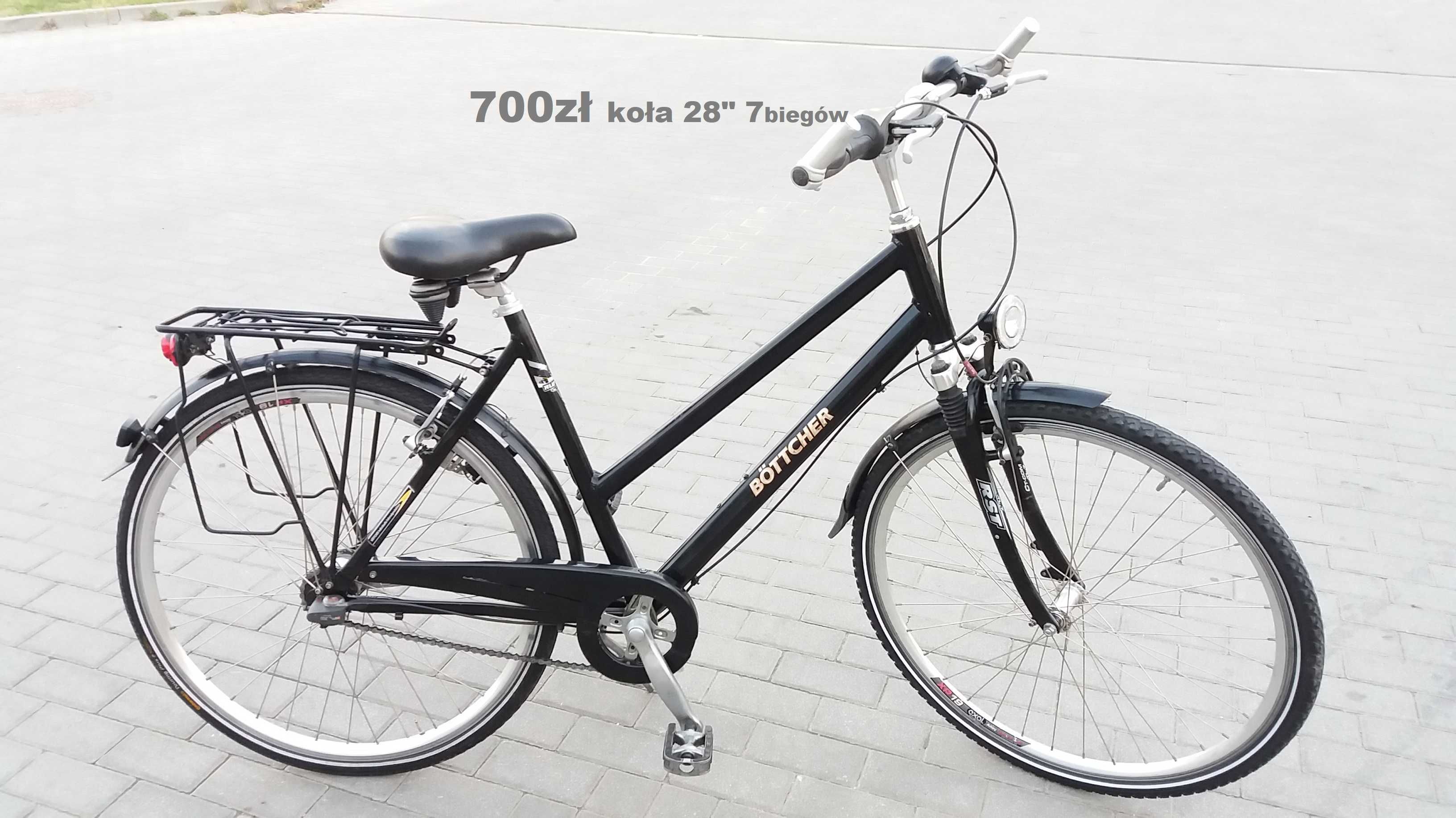CityStar Rower niemiecki 7-biegów w Piaście koła 28