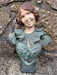 Busto aArt Deco terracota