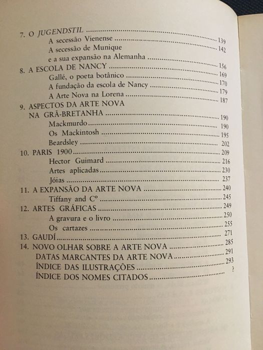 Artes Decorativas do Século XX. Art Déco / Arte Nova