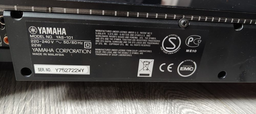 Soundbar Yamaha yas-101