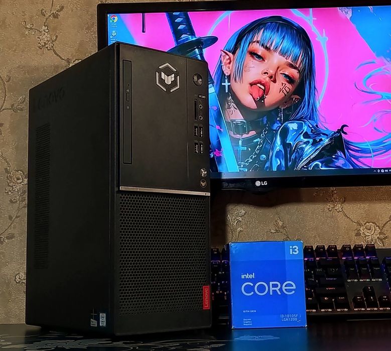 ПК GTX1050+ i3-7100+ B250+ 8/16gb DDR4 Wi-Fi игровой компьютер