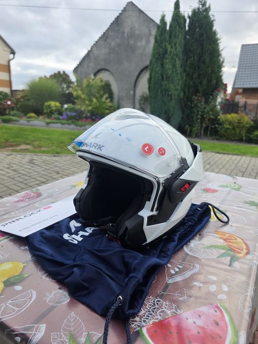 Kask Shark Oxo biała perła roz.L