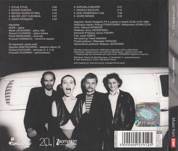 Płyta CD Maanam " Maanam " 2011 / 1981 EMI