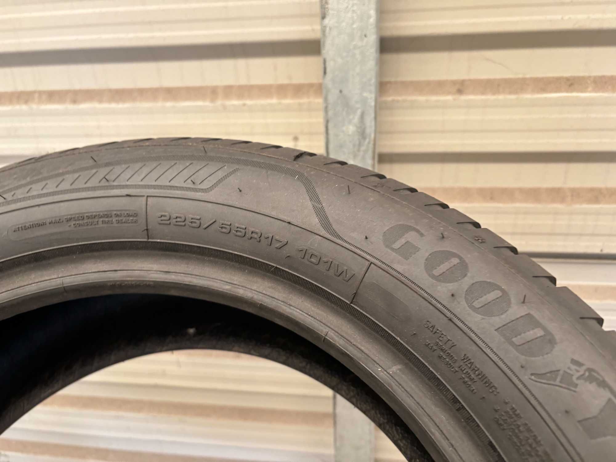 1szt 225/55R17 GoodYear Vector4Seasons gen.3 101W 8mm 2022r P697s