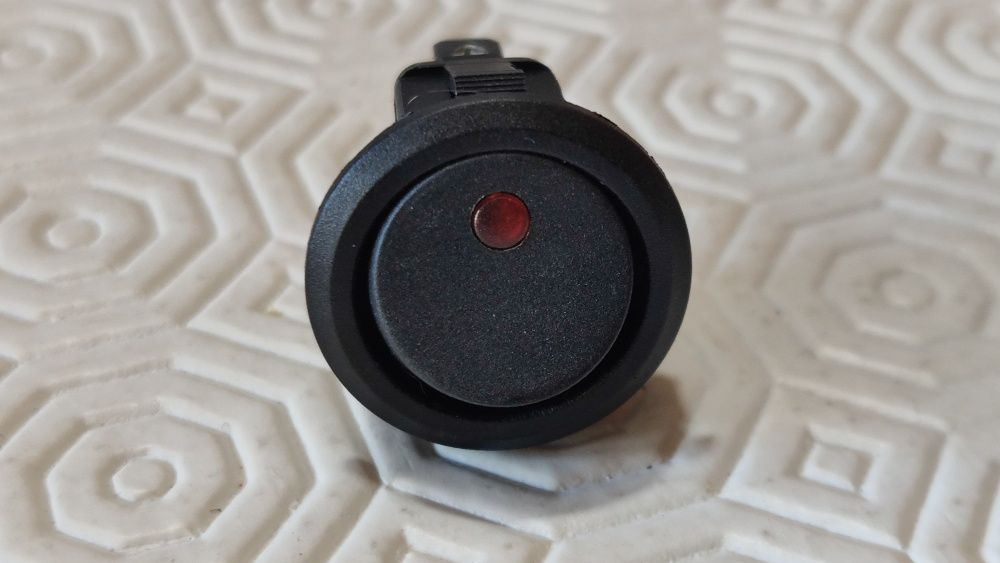 Interruptor on/off mota carro barco com led