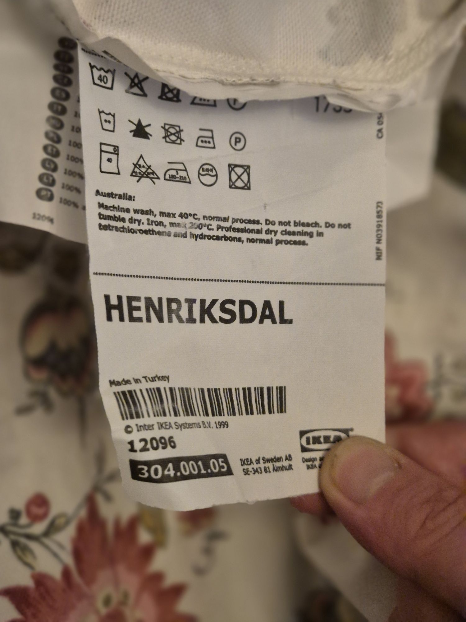 Pokrycia na krzesło HENRIKSDAL  IKEA