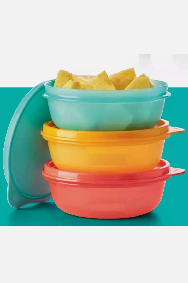 TUPPERWARE modułowy zestaw misek pojemników z uszczelkami do lodówki