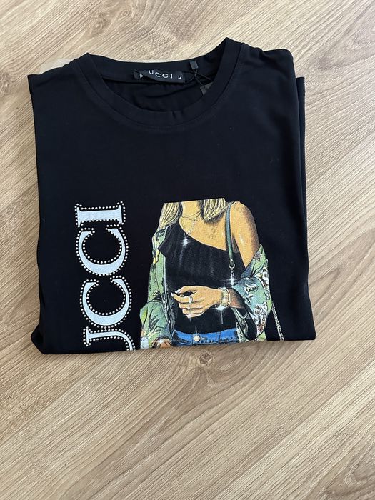 Czarna koszulka Gucci rozmiar M nowa