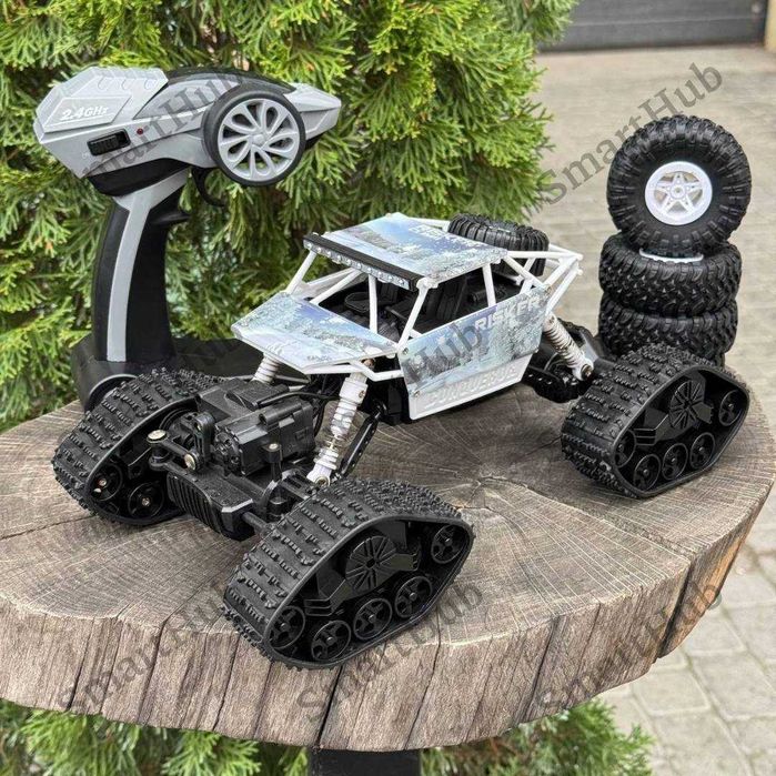 Монстр-трак на радиоуправлении “Snow Rider 4x4” Белый, Джип на пульте