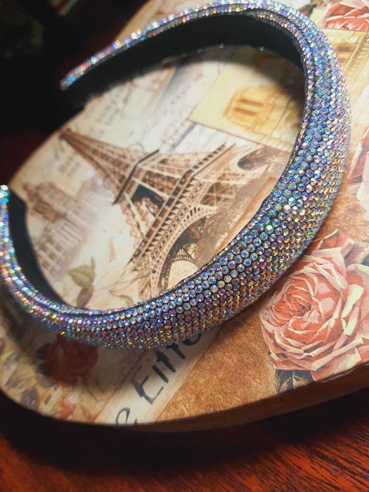 Обруч зі стразами прикраса для волосся