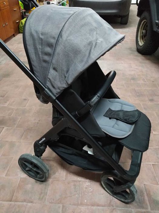 Conjunto carrinho + ovo + cadeira auto + isofix (dos 0 aos 5 anos)