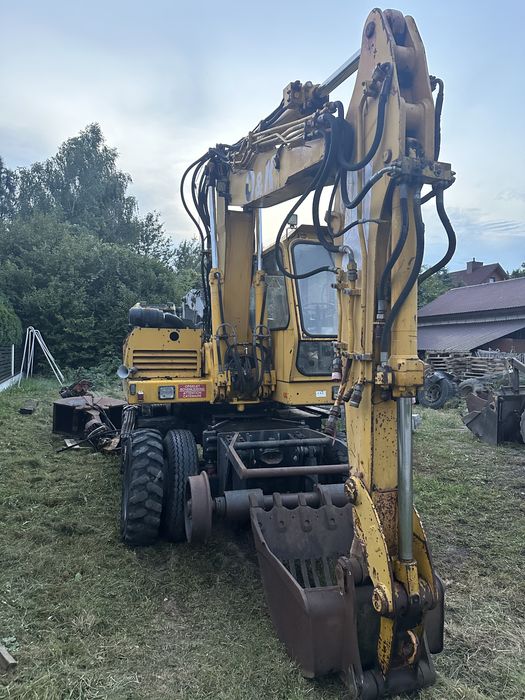 Koparka O&K mh4 dwudrożna kolejowa zamiana na auto
