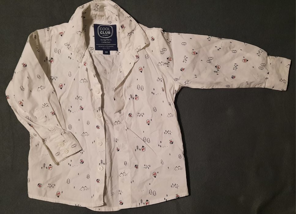 Koszula  chłopięca, 98, świąteczna