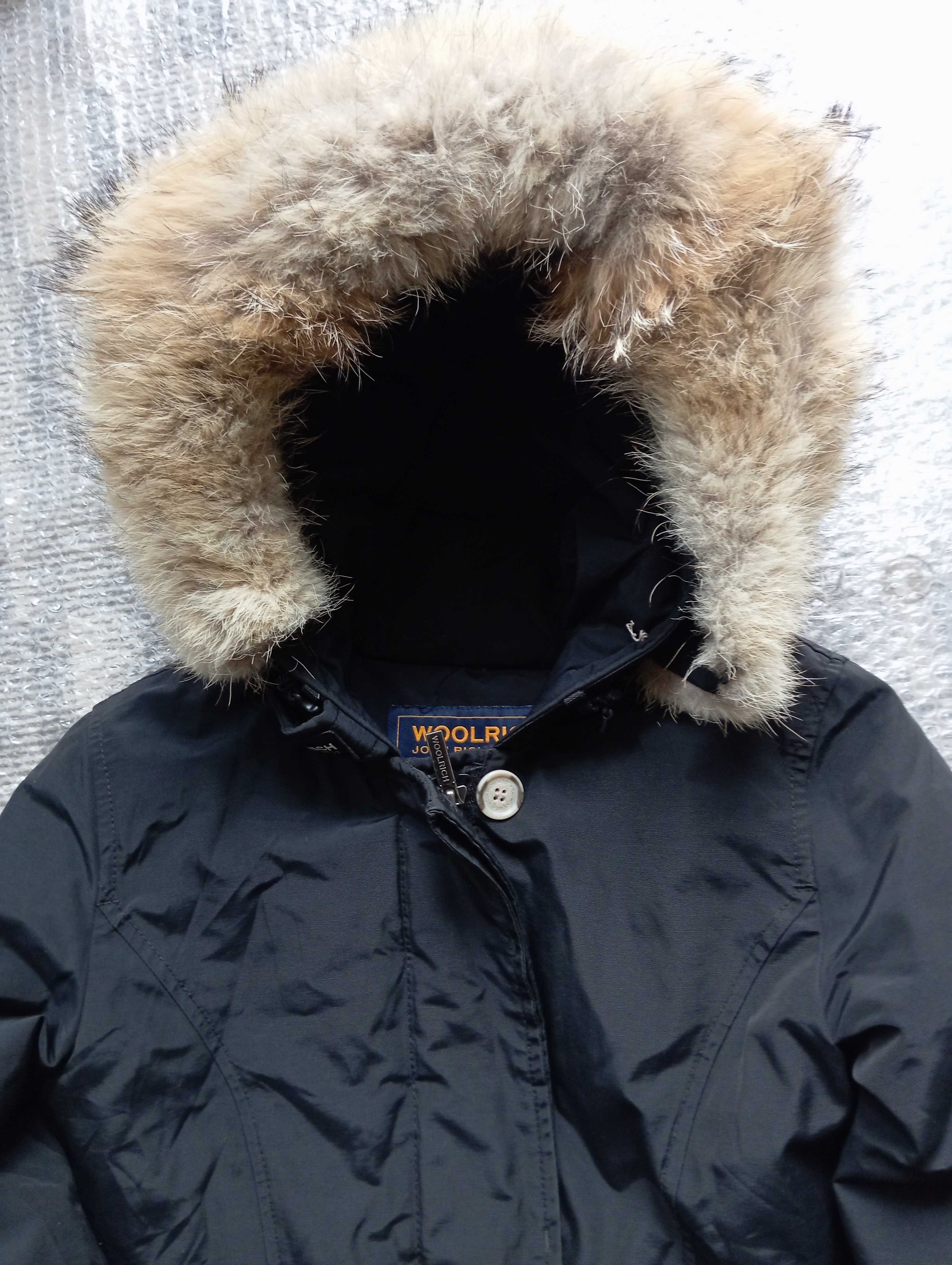 Woolrich Damska kurtka puchowa futerko XS