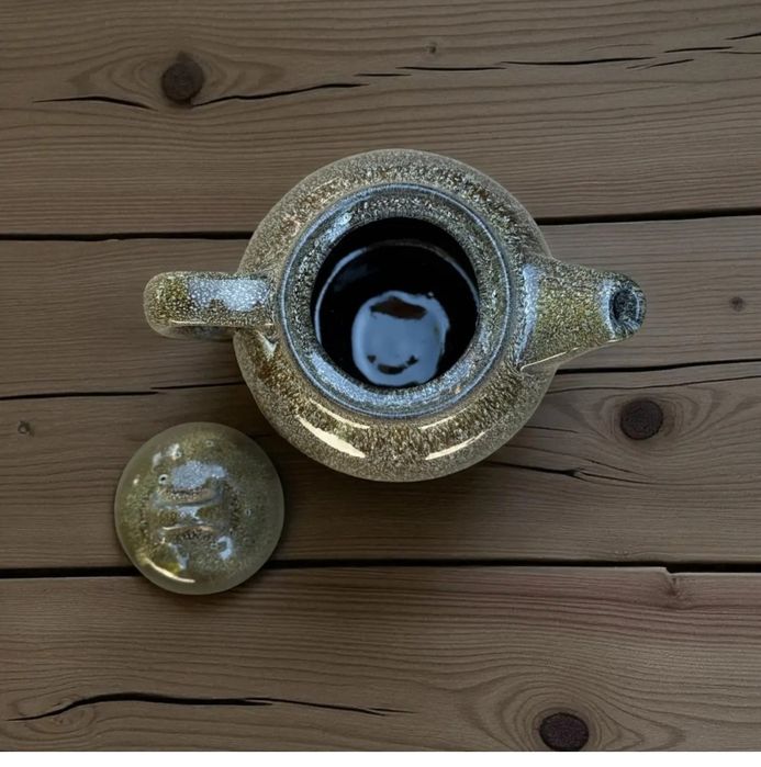 Зварювальний керамічний чайник ручної роботи 400мл