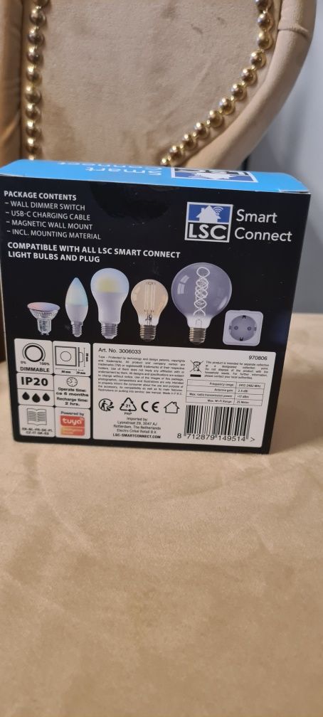 Lsc inteligentny ściemniacz smart WiFi 2,4 Ghz