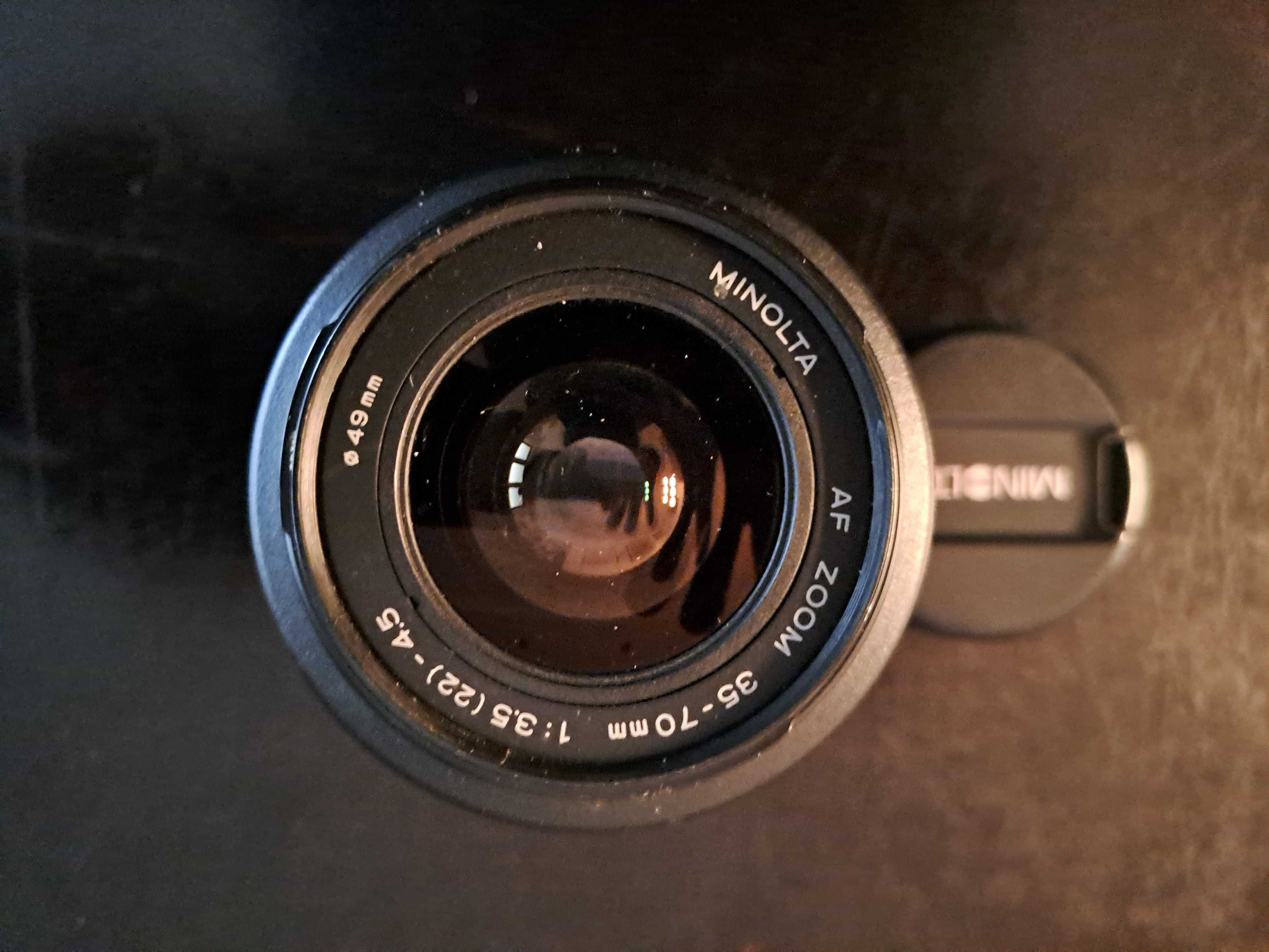 Minolta Dynax 800si + AF 35-70 + AF 80-300 + Sunpak 4000AF + gratisy
