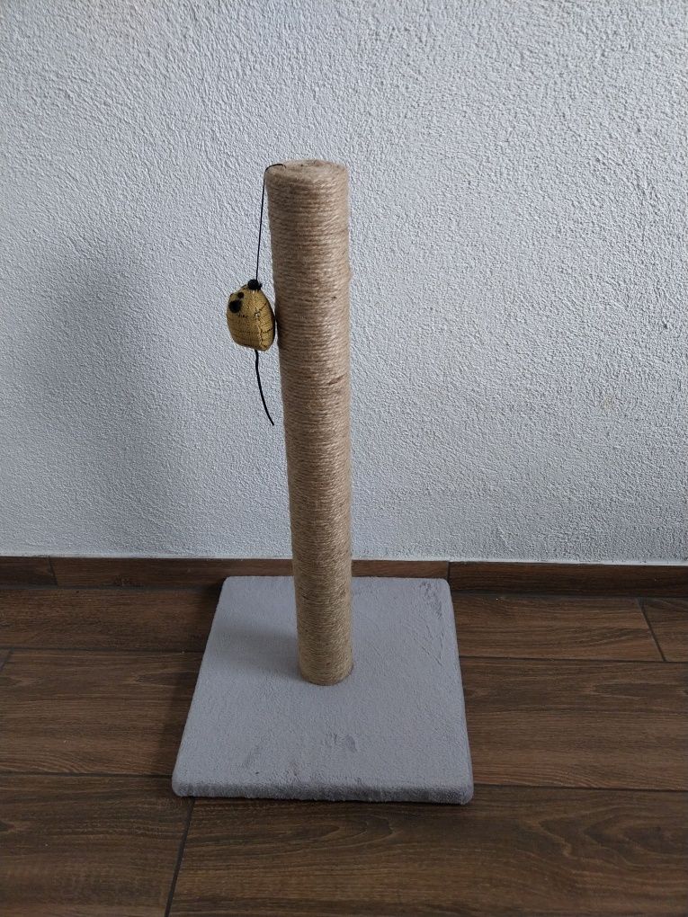Drapak,  słupek z zabawką 60cm
