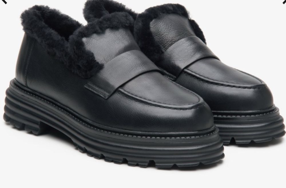 Лофери на хутрі, зимові лофери Estro