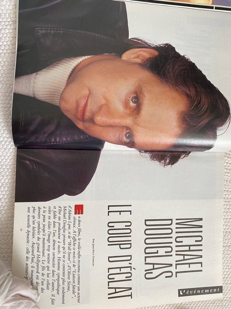 Revista Première c/ Michael Douglas
