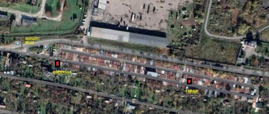 Гараж металевий в кооперативі.